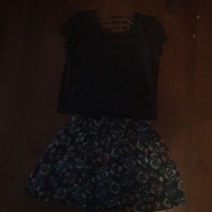 Shirt and skirt set